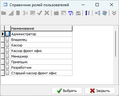 Роли пользователей